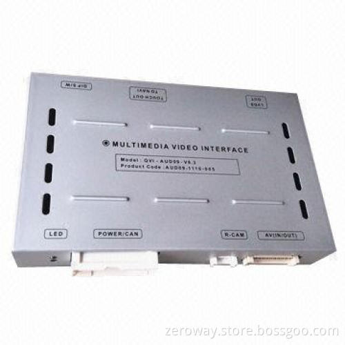 Car Video Interface, Fit for Audi A1/A4/A5/A6/A8/Q3/Q5/Q7, with 7-inch Original Screen